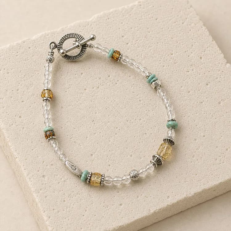 Vintage Natural Crystal Bracelet